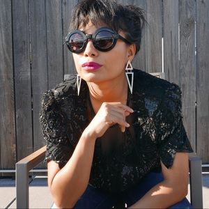 New Wildfox 60s Style Round Sunglasses